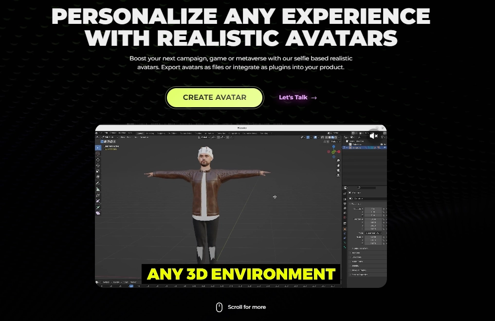 3D Interactive Avatar