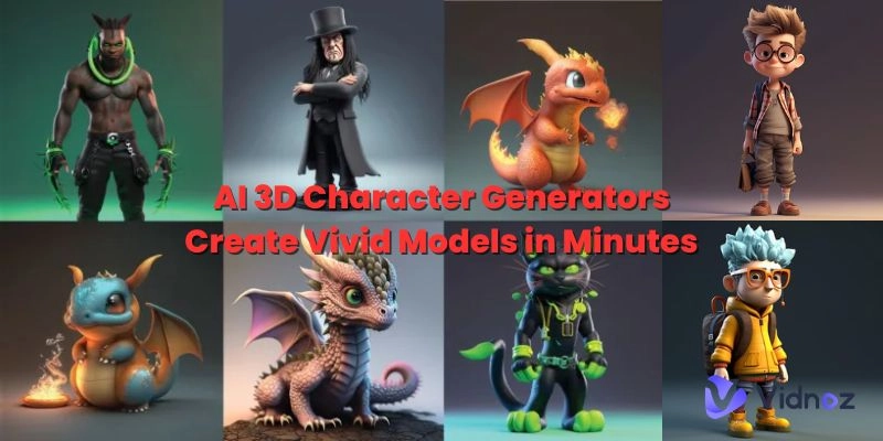 Create Vivid Models with Text to 3D Character Generator Within Minutes