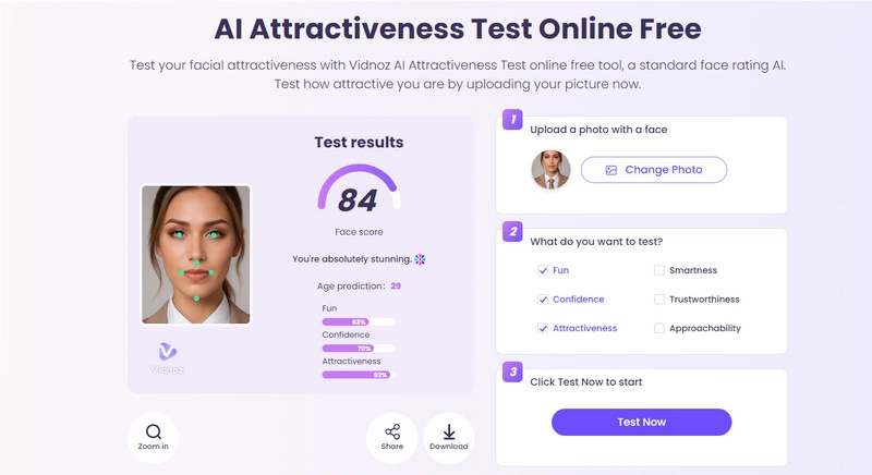 AI Attractiveness Test Online Free