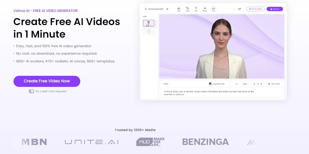 AI Avatar in Video