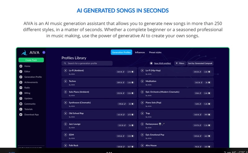 AI Beatles Songs Generator AIVA