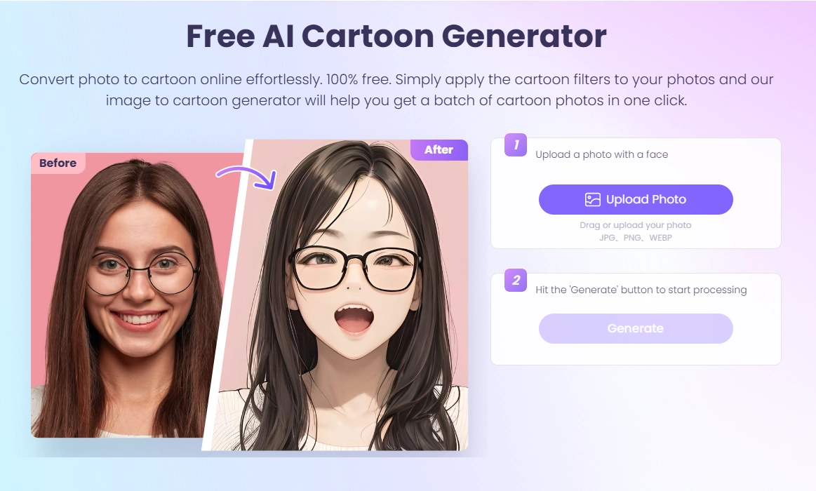 AI Cartoon Selfie Generator