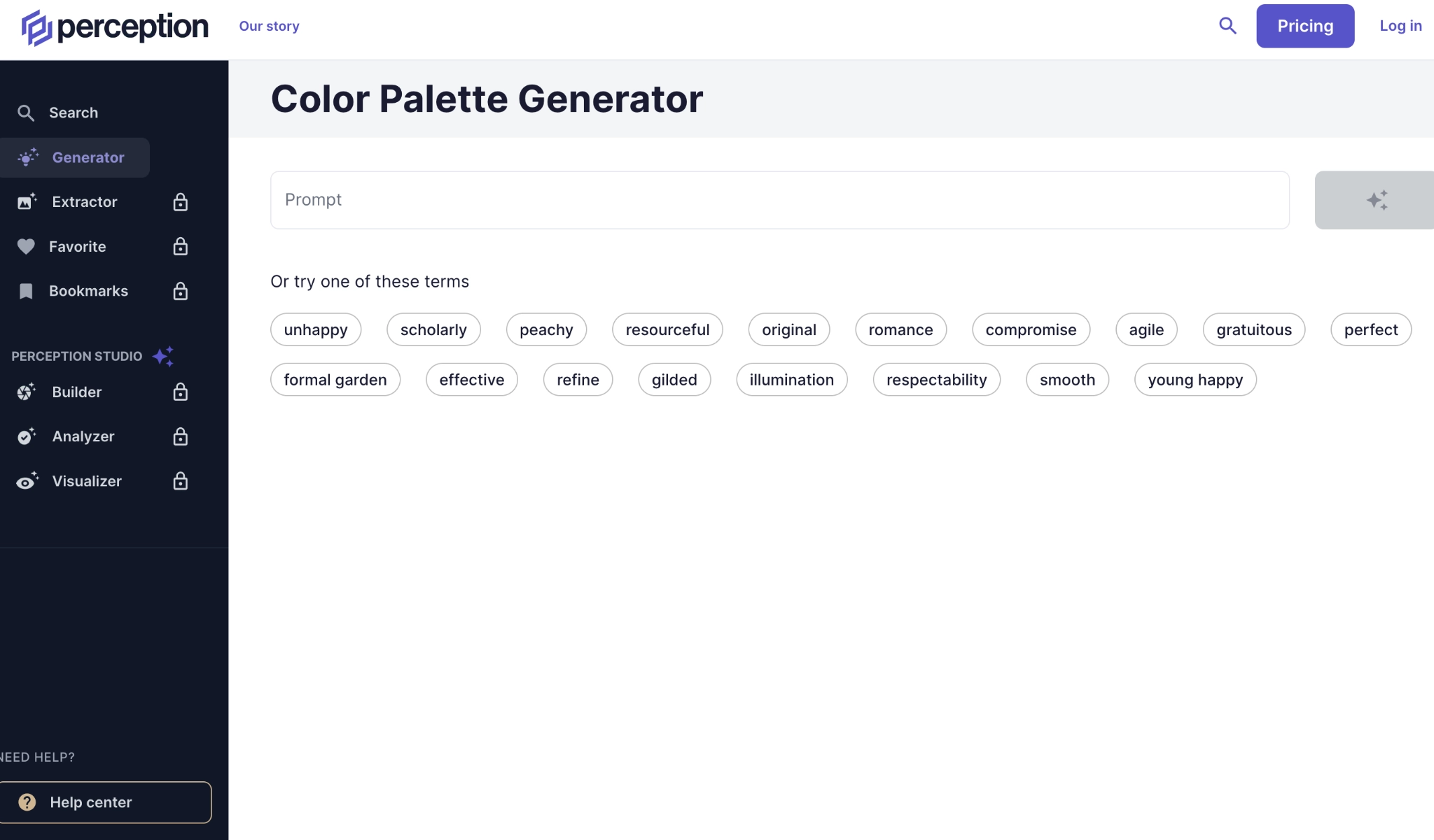 AI Color Generator Perception