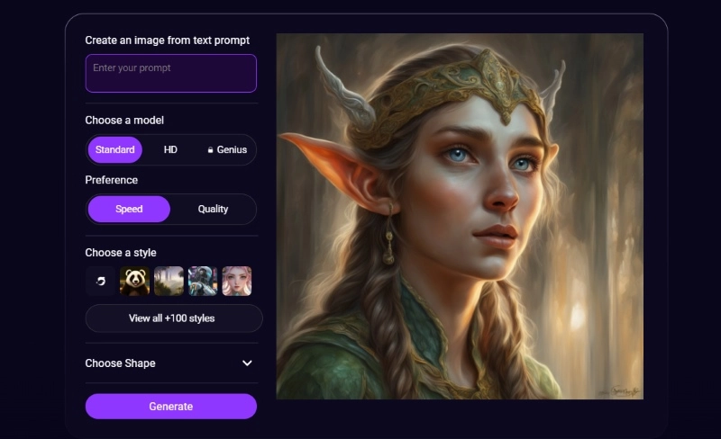 AI Fantasy Portrait Generator - DeepAI