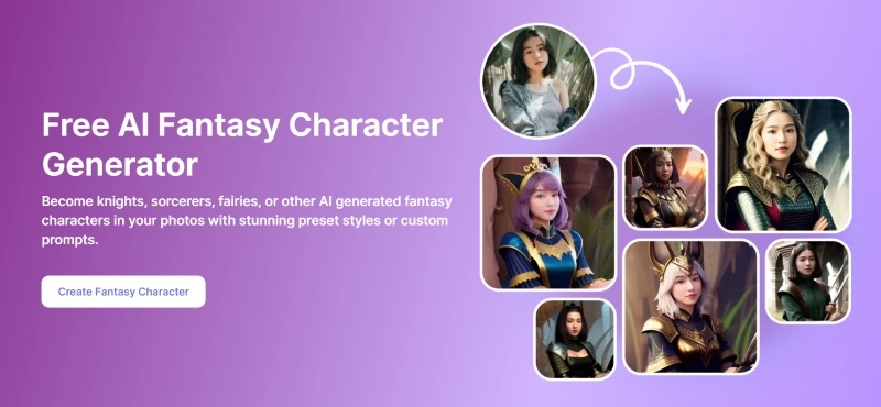 AI Fantasy Portrait Generator - LightX