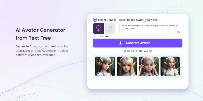 AI Fantasy Portrait Generator - Vidnoz AI