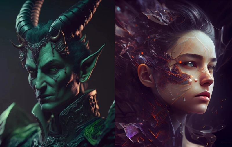 AI Fantasy Portrait Generator Wizard