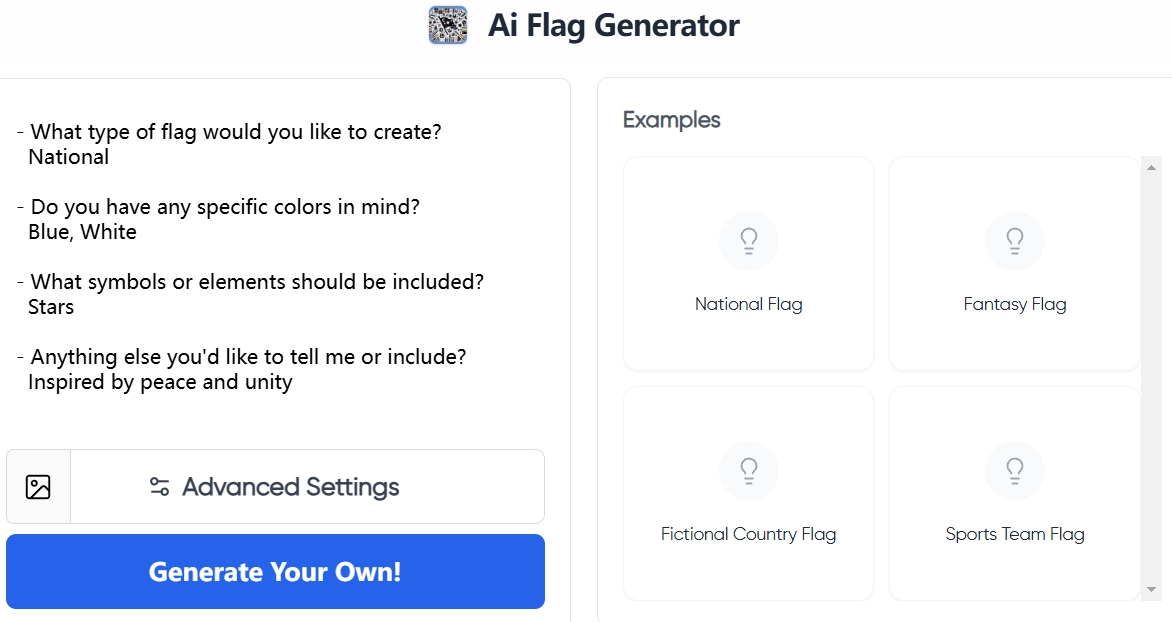 AI Flag Maker Vondy