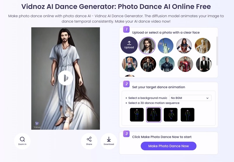 AI Jesus Dancing Video