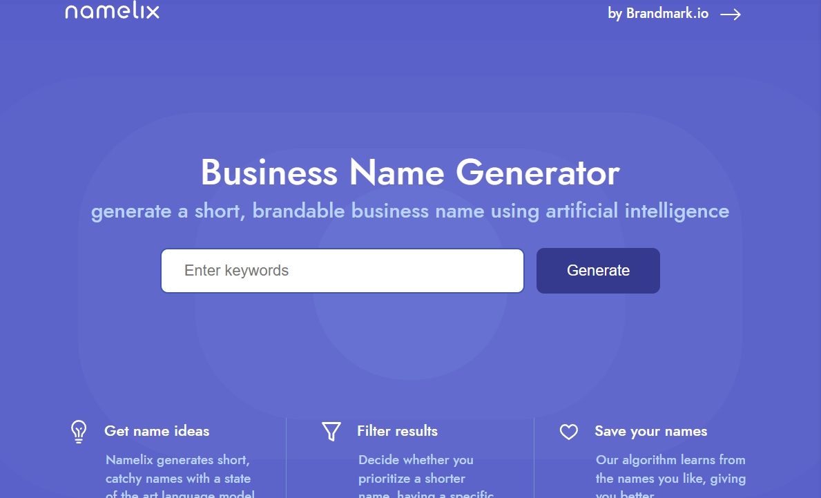 AI Mascot Generator Business Name Namelix