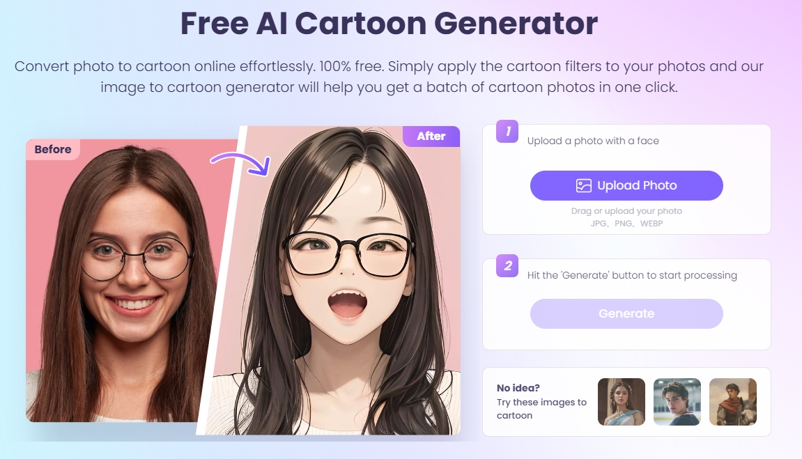 AI Mascot Generator Vidnoz Cartoon