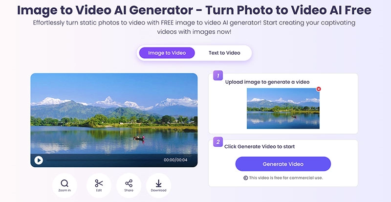 AI Movement Vidnoz Generate Video