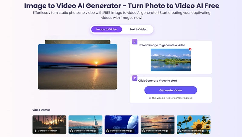 AI Movement Vidnoz Upload Image