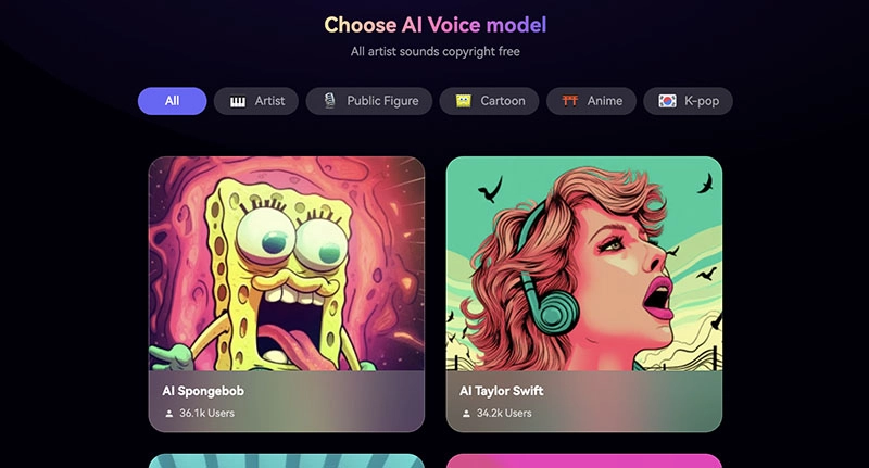 AI Music Generator with Vocals Mediaio Voice Model