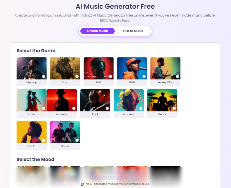 AI Musice Generator for Original Music Making