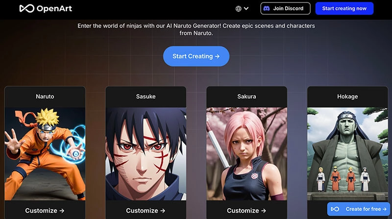 AI Naruto Generator OpenArt