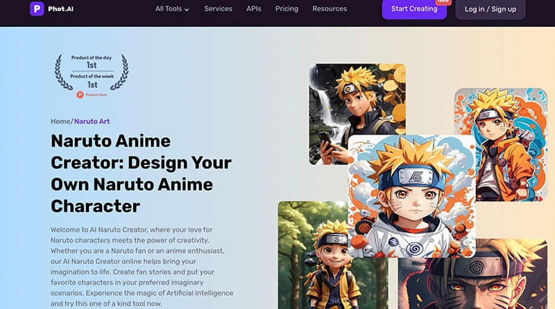 AI Naruto Generator PhotAI