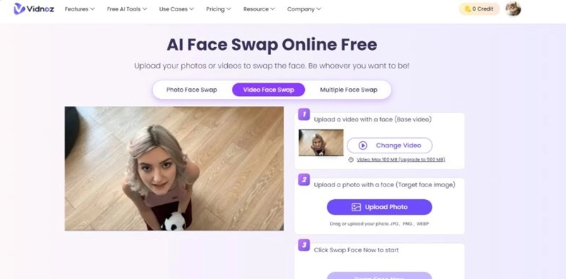 AI Nude Video Generator by Face Swapping