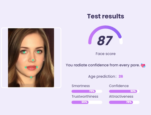 AI Old Money Girl Face Test