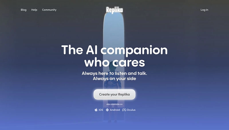 AI Voice Bot Replika