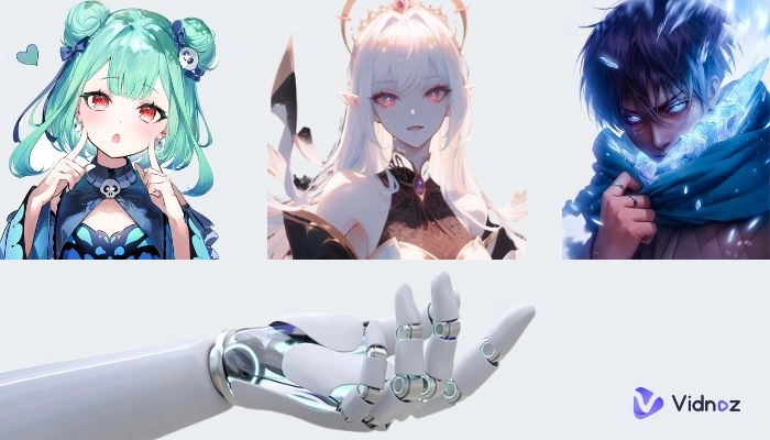Anime art using AI, anime characters and AI design