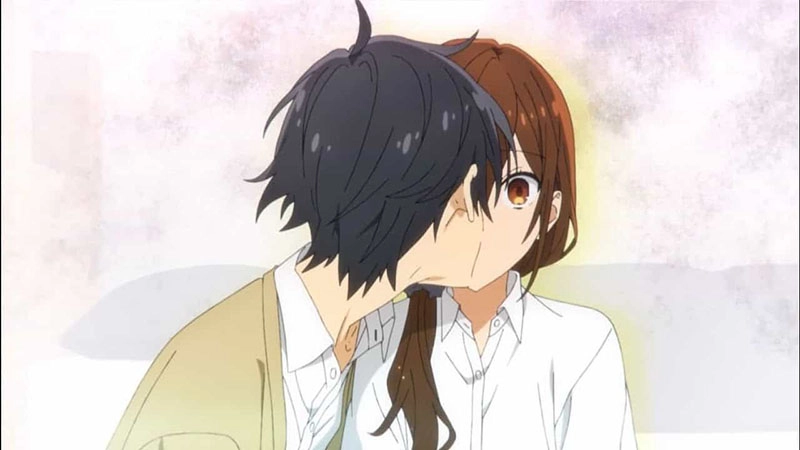 Anime Kissing Miyamura Hori