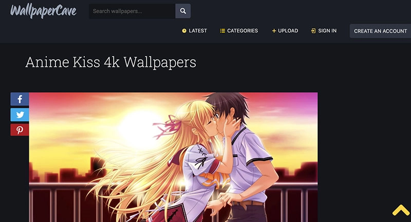 Anime Kissing WallpaperCave