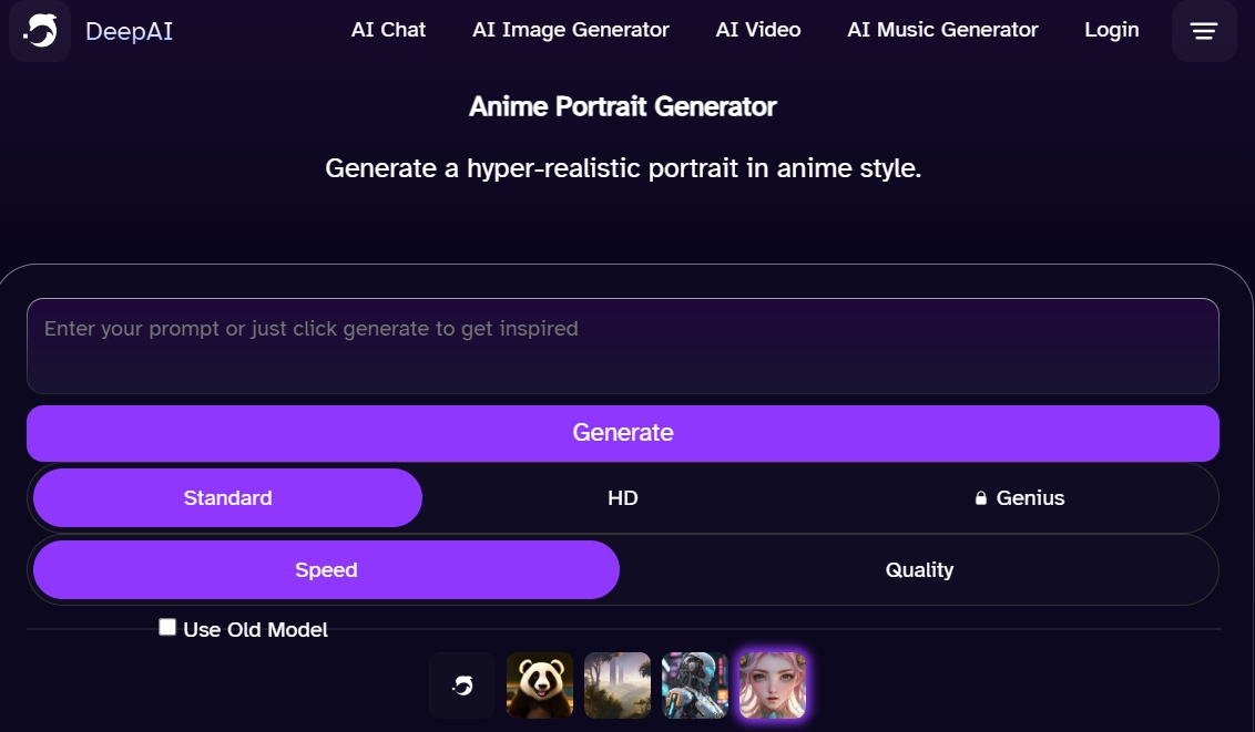 Anime Portrait Generator Deepai