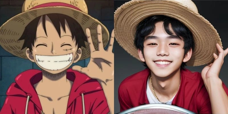 Anime to Real Life Luffy