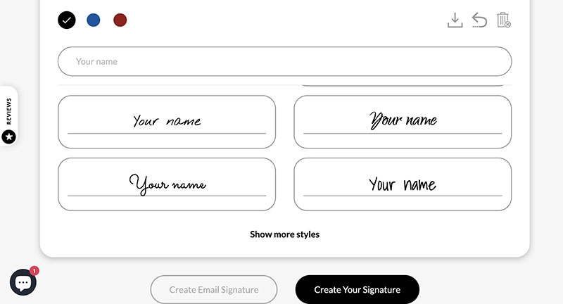 Artlogo AI Signature Generator 