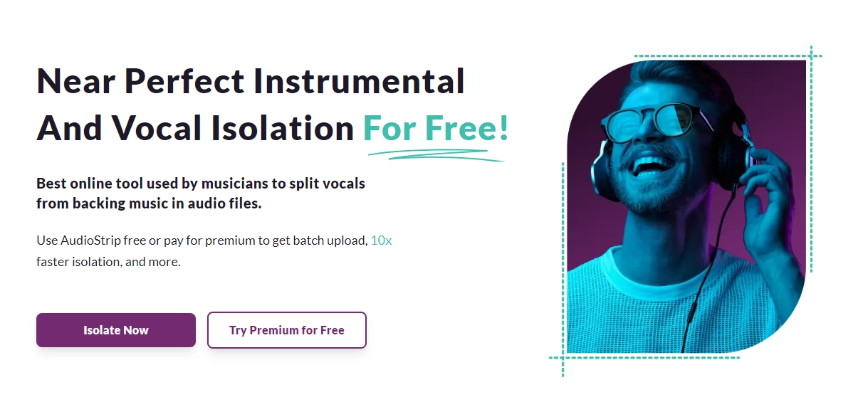 AudioStrip Online Tool Used by Musicians to Split Vocals