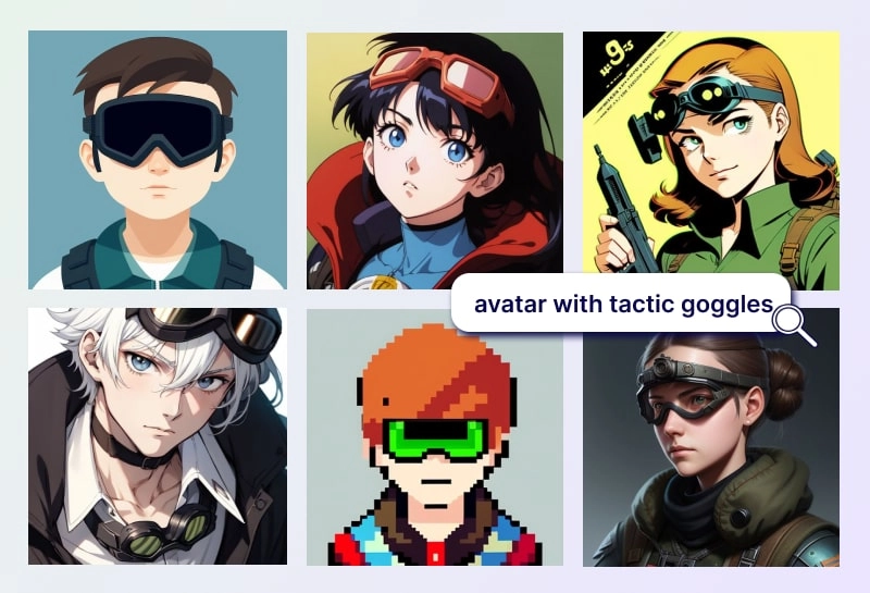 Avatar with Tactic Goggles