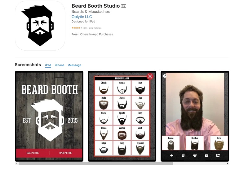 Beard Booth Studio Goatee Filter