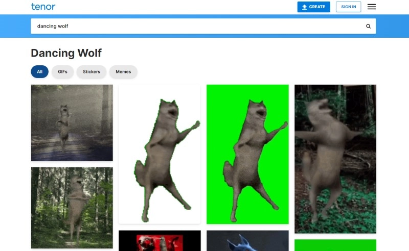 Best Site to Get Dancing Wolf GIF - Tenor