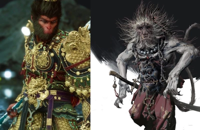 Black Myth Wukong Armor & Weapon Design 