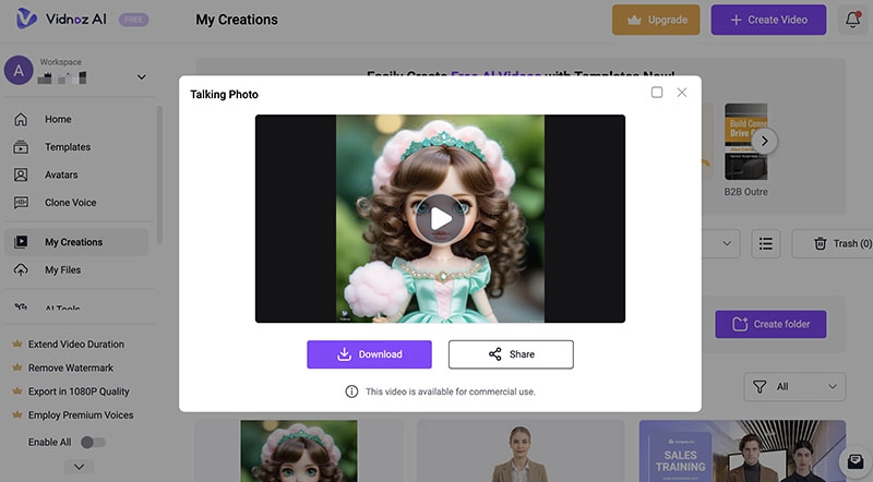 Blythe Doll AI Generate Video