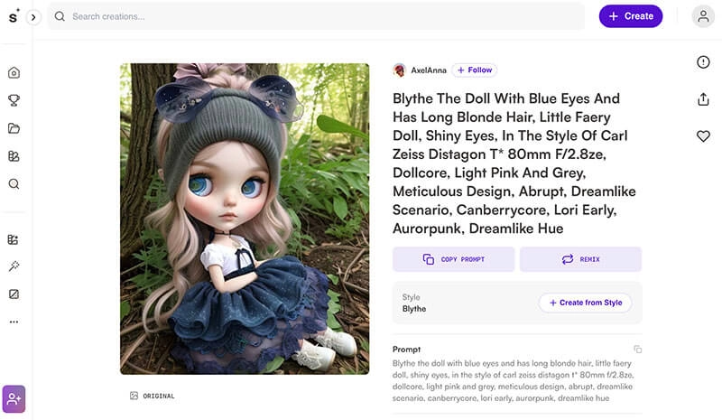 Blythe Doll AI StarryAI