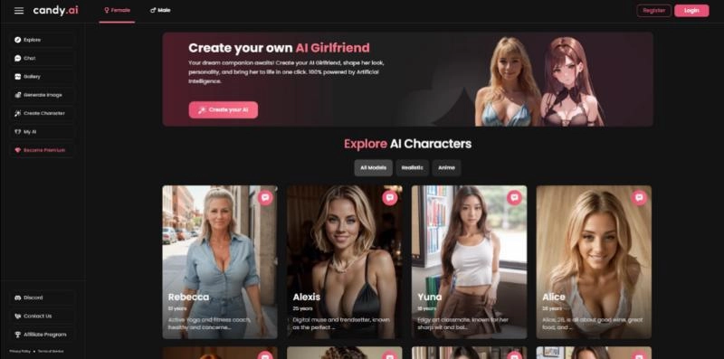 Candy AI - Best AI Sex Chat Simulator