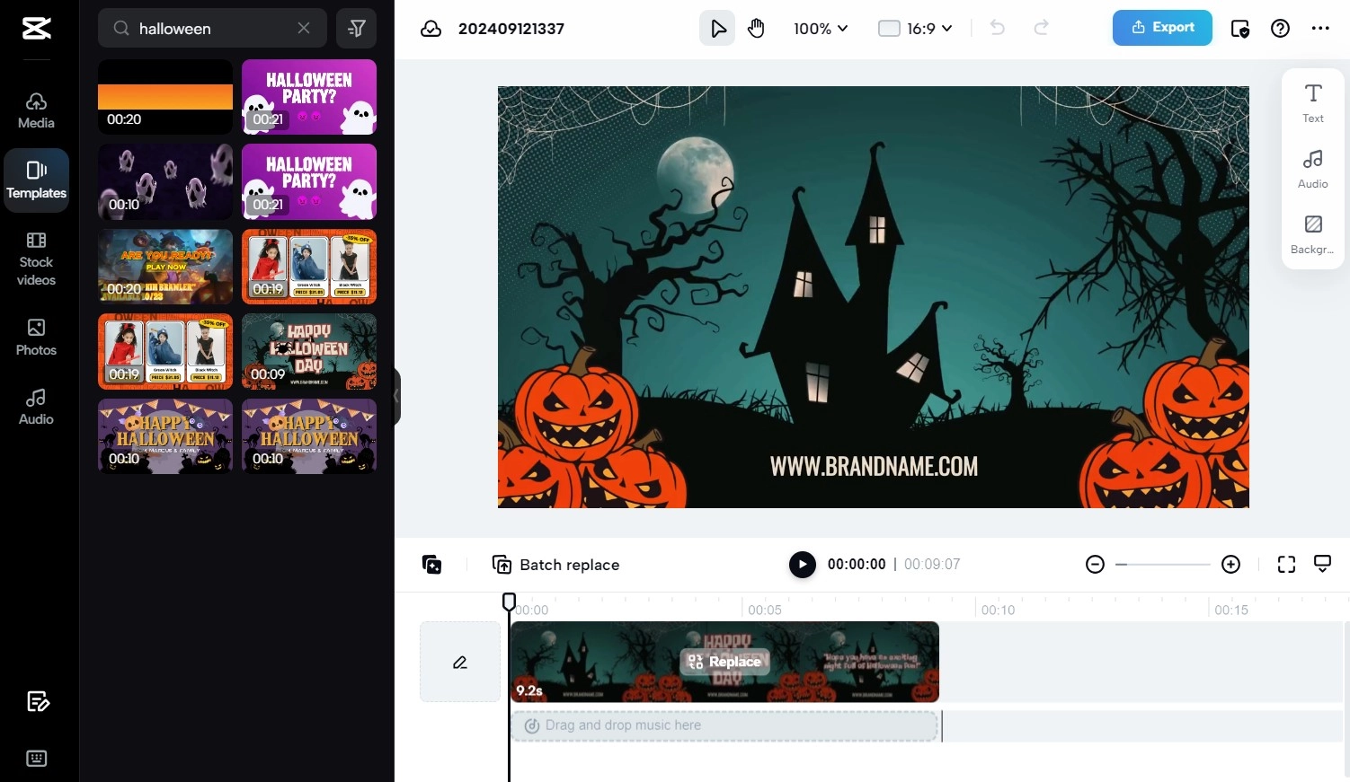 CapCut Halloween Video Maker