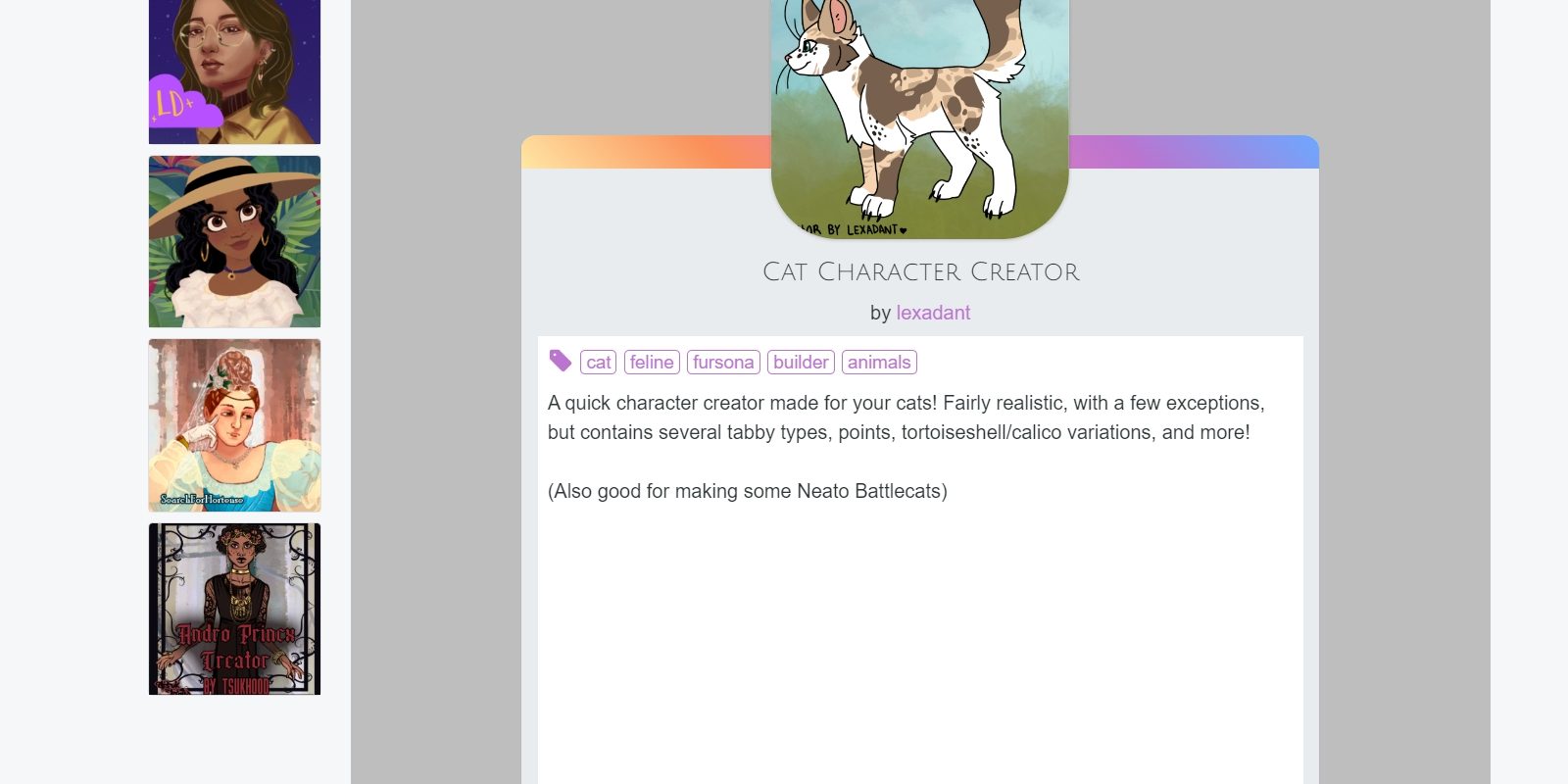 Cat Avatar Maker Meiker