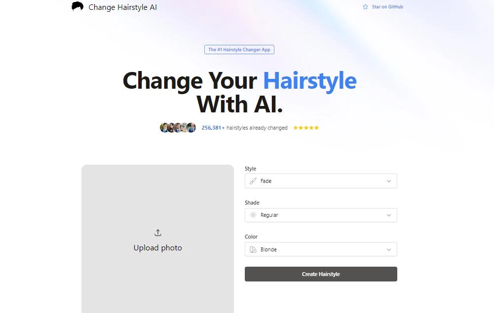 Change Hairstyle AI