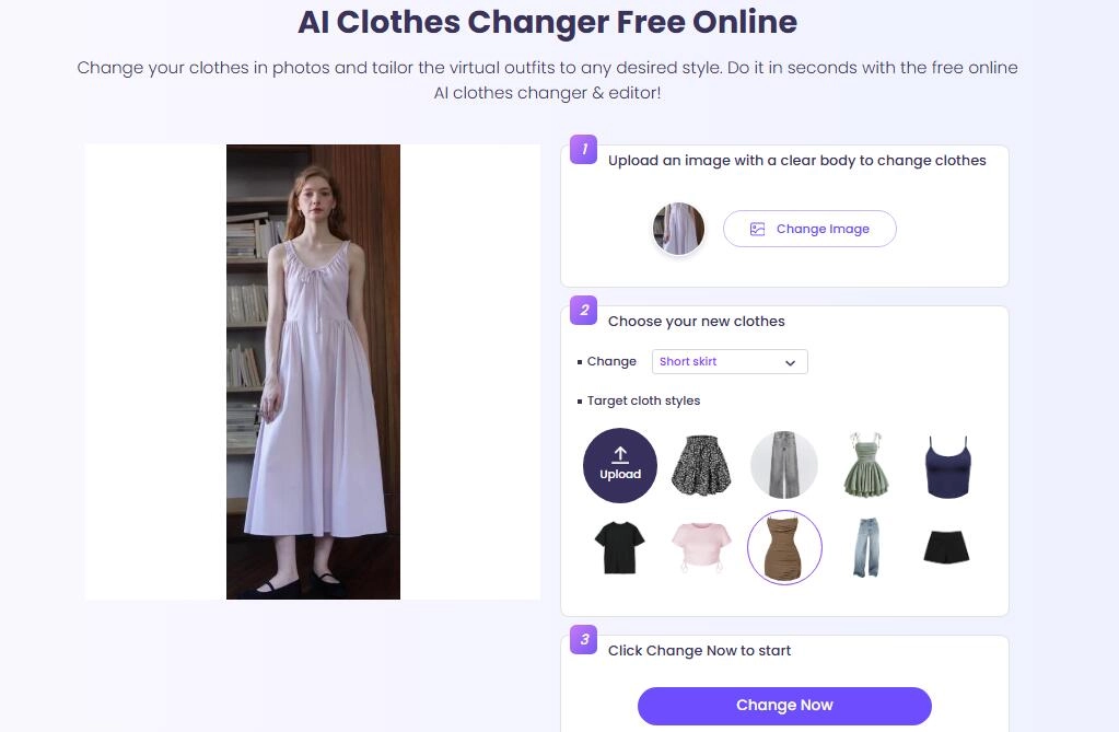 Change Your Outfit with AI