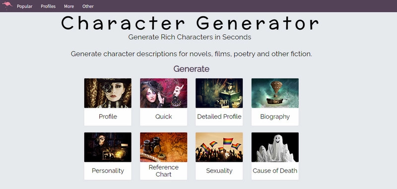 Character Generator org Character Generator 