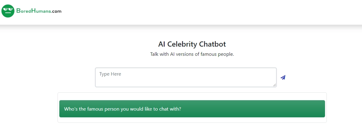 Chat with Celeb