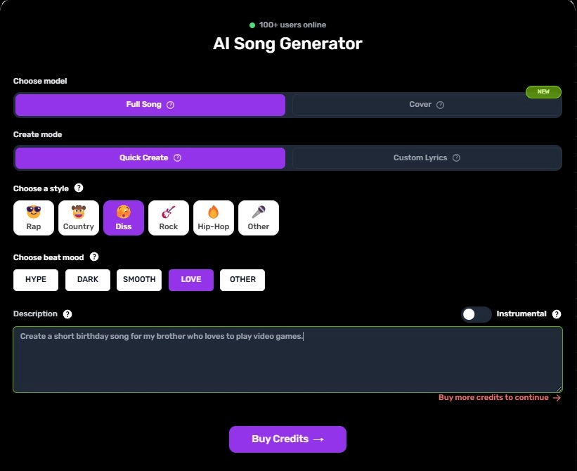 Customize Your Happy Birthday Song Using SendFame