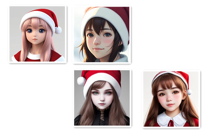 Christmas Avatars From Texts