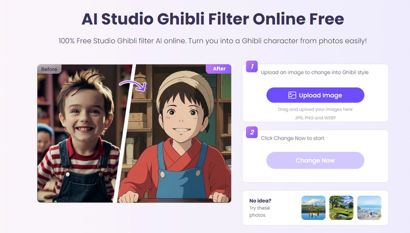 Convert Yourself to a Studio Ghibli Character