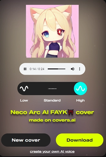Download the Neco Arc AI Cover Song