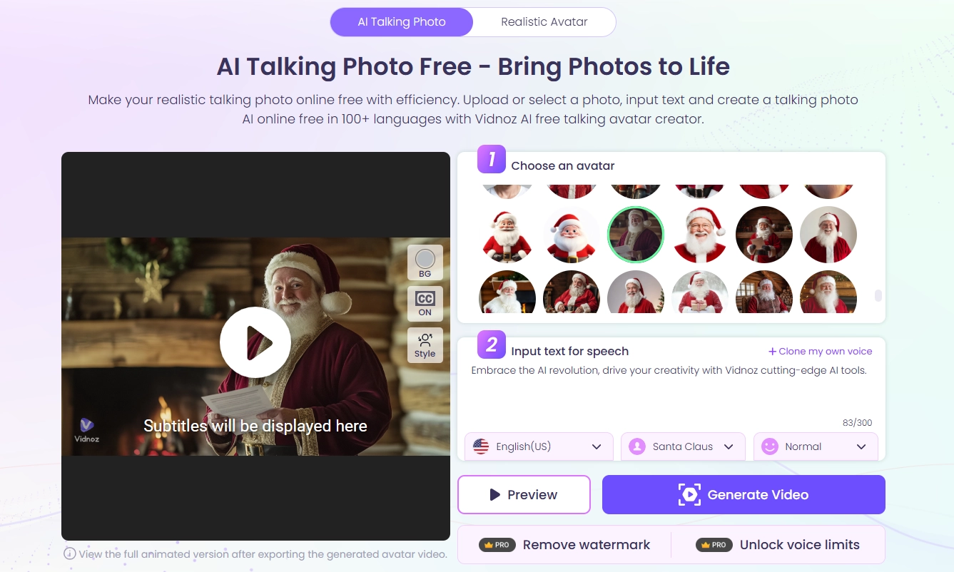 Create a Personalized Free Santa Video - 1