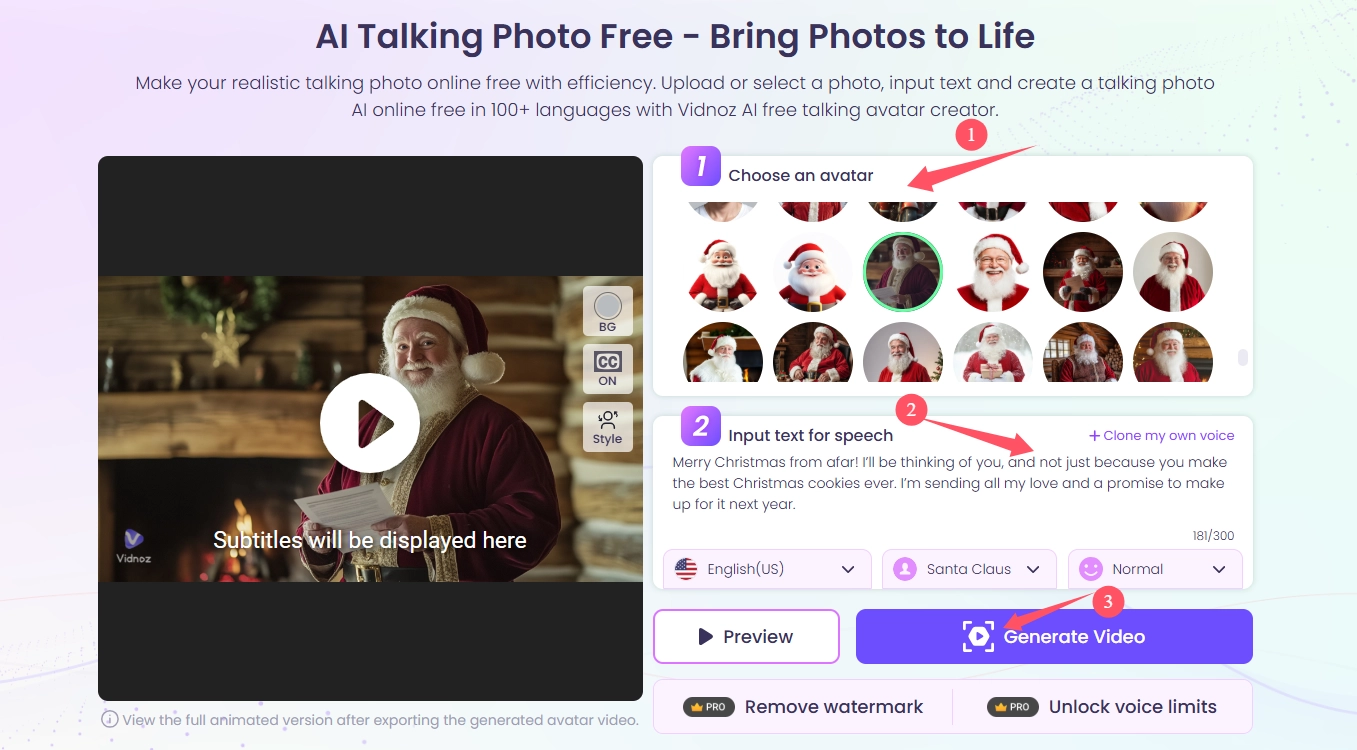 Create a Personalized Free Santa Video - 3